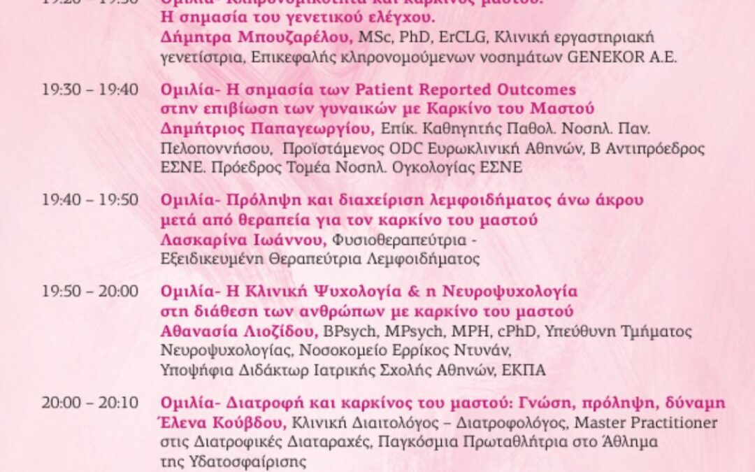 Ενημερώσου σωστά! Δράσε έγκαιρα!